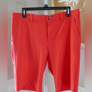 Adidas Men's Bright Coral Golf Shorts size 32